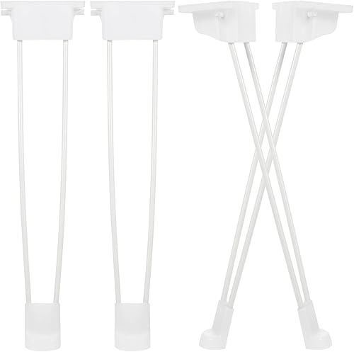 BESPORTBLE Te 4 piezas de horquilla plegable patas de mesa patas de muebles horquilla mesa de café patas de escritorio patas plegables de metal para