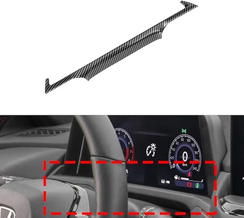 Miniatura 3 de TLIFORT Para Honda Accord 2023 Panel Panel Frame Cover Trim, ABS Carbon Fiber