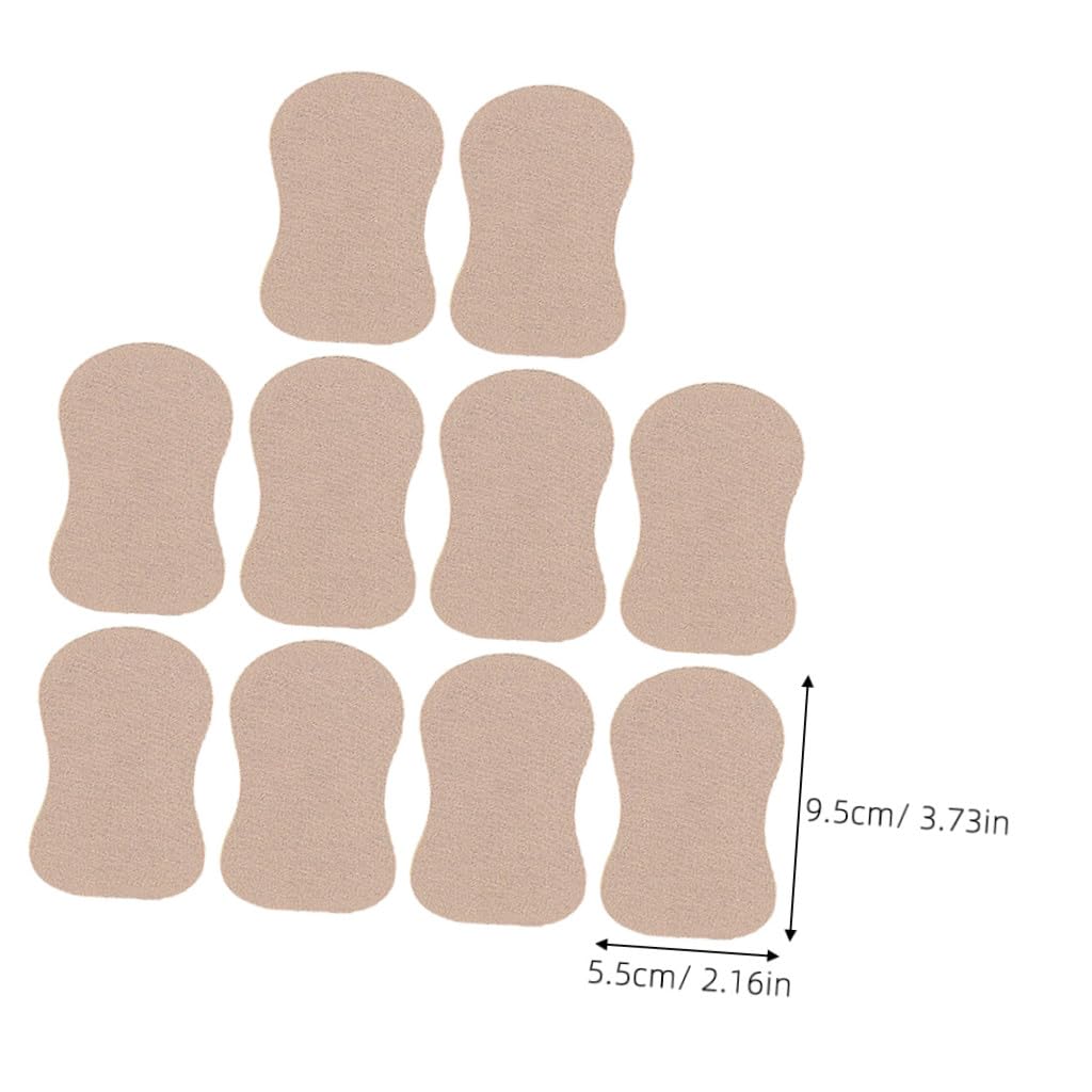 FRCOLOR 10pcs Underarm Shield for Men Women Armpit Stickers Absorbent Adhesive for Collars Sleeves
