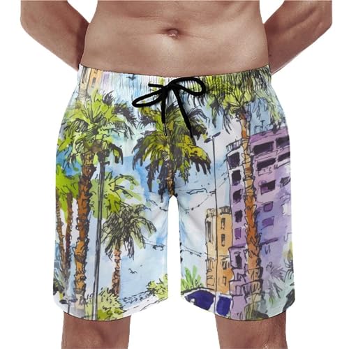 Shorts de bain homme cocotier idéal pour vos journées à la plage