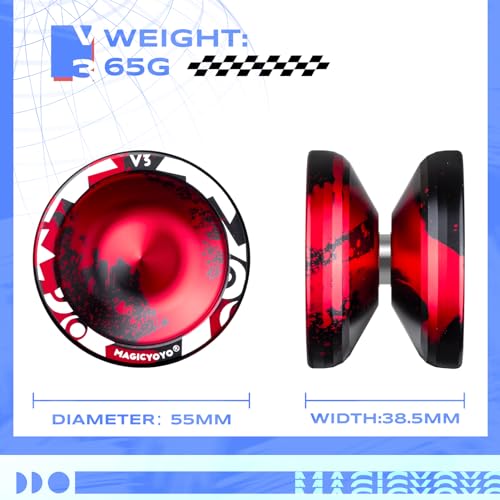 image for MAGICYOYO Professional Responsive Yoyo V3, Metal Yoyo for Kids Beginne