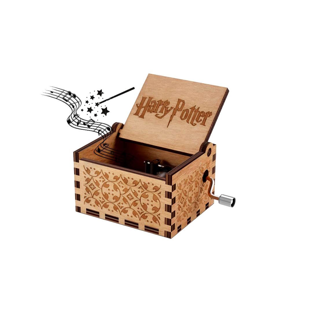 Caaju Wooden Harry Potter Music Box Hand Crank Classic Music Box Birthday Gifts for Girls Boys Kids Friends Family Harry Potter i Solemnly Swear That I am Sound Box (B095X2VZT8) Amazon Price History, Amazon Price Tracker