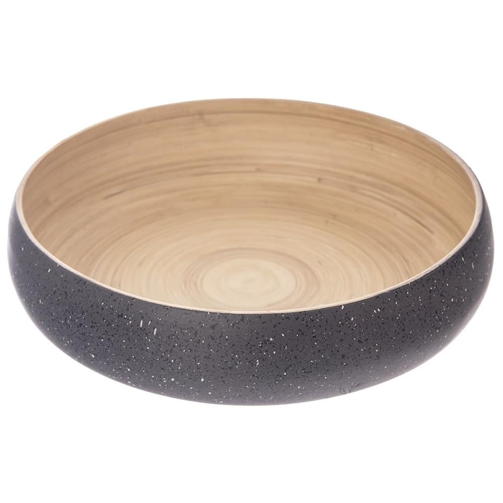 orion group Bol en bambou | Bol à fruits et à pâtisserie, 30 cm, 4 l
