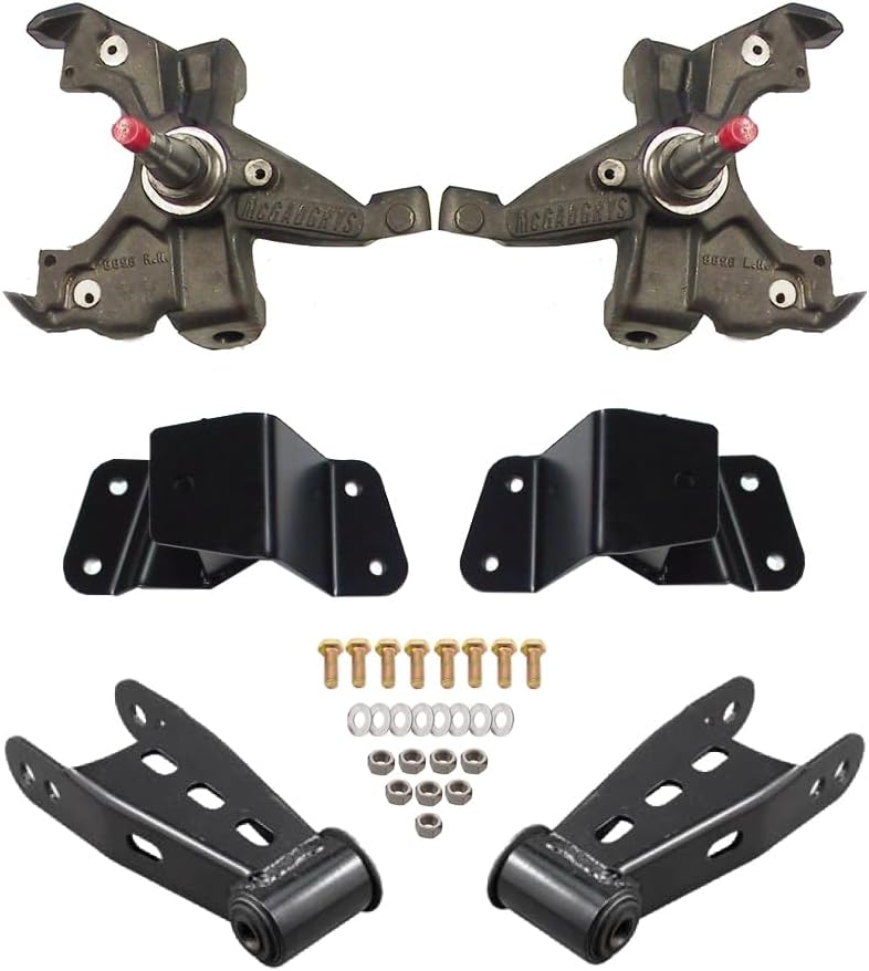 McGaughys Deluxe 2/4" Lowering Suspension Kit Heavy Duty Disc Brakes 1/2 Ton Truck 33134