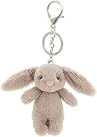 Adorable 3.5" Cute Bunny Plush Keychain - Mini Rabbit Backpack Purse Charm Pendant, Perfect Gift for Women & Bunny Lovers