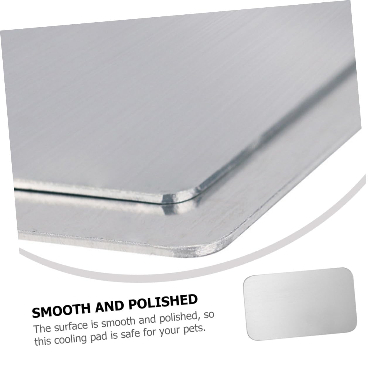 Sommerfest Aluminium Kühlmatten für Haustiere und Kaninchen 2 Stück Sichere Glatte Oberfläche für Tierheim und Transport Silberfarben Effektive Sommerkühlung