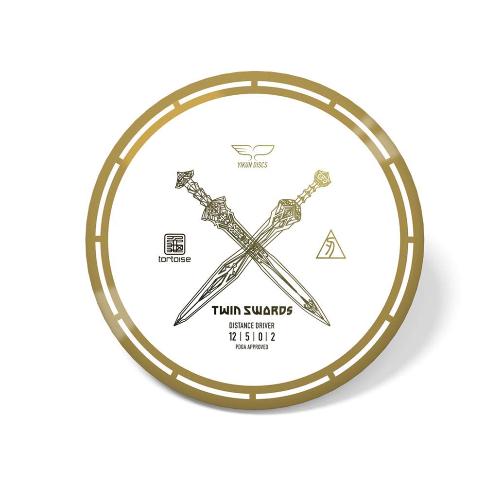 Yikun Professional Disc Golf Twin Swords |Distance Driver |170-175g| Perfect for Outdoor Games and Competition