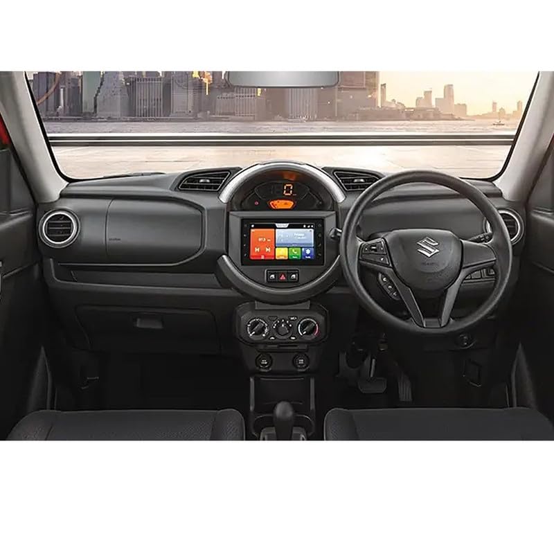 Image of Audio Wheels Car Android Frame ABS300 Plastic Material 9 inch with Wiring Suitable for Base Model for S-Presso 2019+