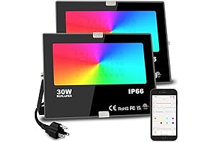 Led Flood Light 300W Outdoor 2 pack Halloween Wall Lights