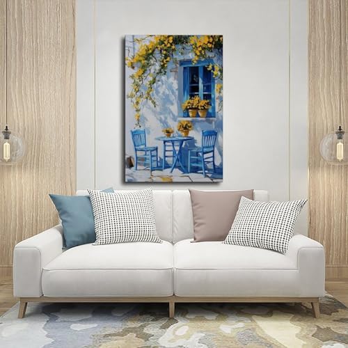 Poster toile café méditerranéen pour égayer un mur vide - 5