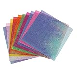 Harilla 100pcs Specialty Pearlescent Shimmer Paper Metallic Pearl Cardstock Crafts