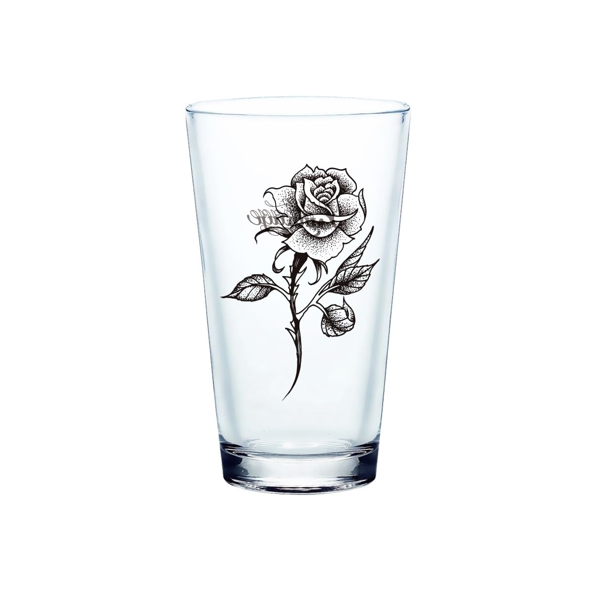 Amazon.co.jp: LINKAGE (リンケージ) ROSE PINT GLASS ビールグラス