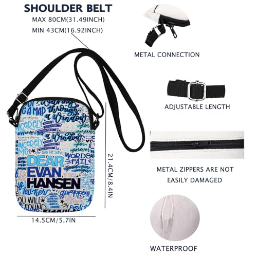 Dear Musical Theatre Inspired Crossbody Bag Musical Fans Gift2