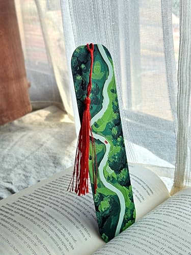 Image of Road Trippin Premium Bookmarks | Elegant Frame with Tassel | Perfect Gift for Readers & Collectors | Durable Bioplastic (Road Trip)