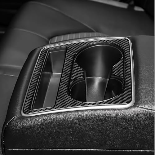 Panel Trasero Portavasos de Fibra de Carbono Real para Toyota Camry miniatura 7