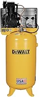 Vista 1 de DEWALT Compresor de aire vertical de 80 galones con bomba lubricada con aceite de 2 etapas, motor de inducción de 240 V resistente, 175 PSI máximo