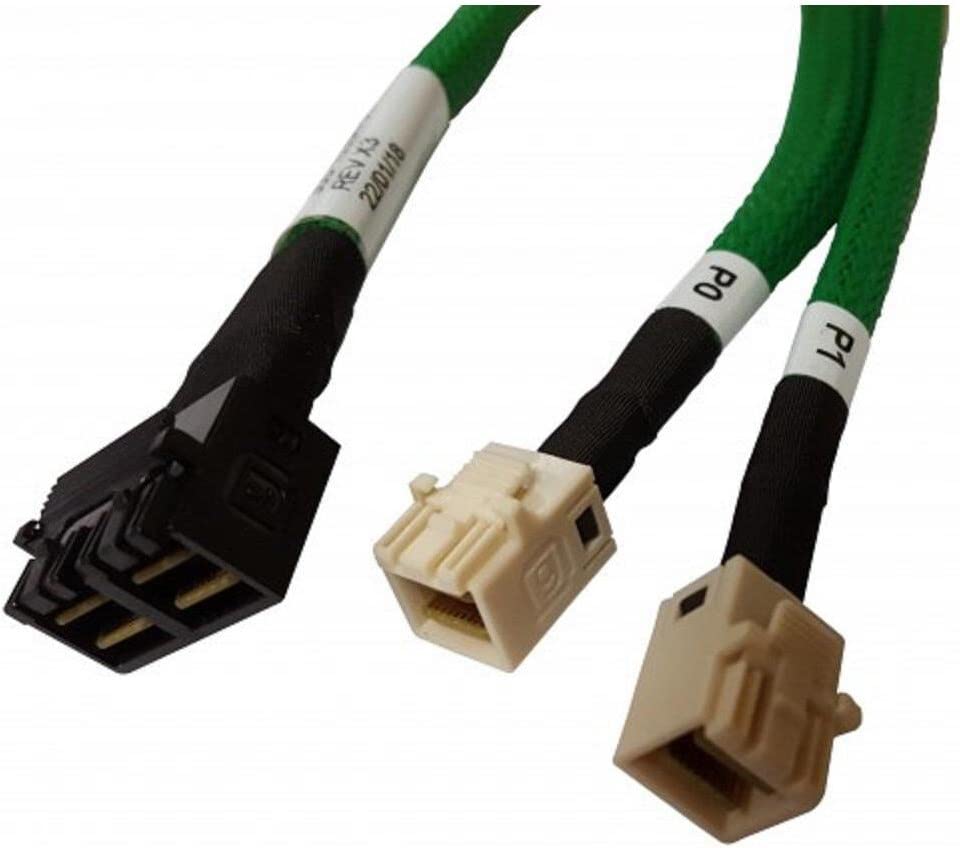 LSI Logic Cable 05-50061-00 1M U.2 Enabler Cable HD(SFF8643) to HD(W)(SFF8643) Poly Bag