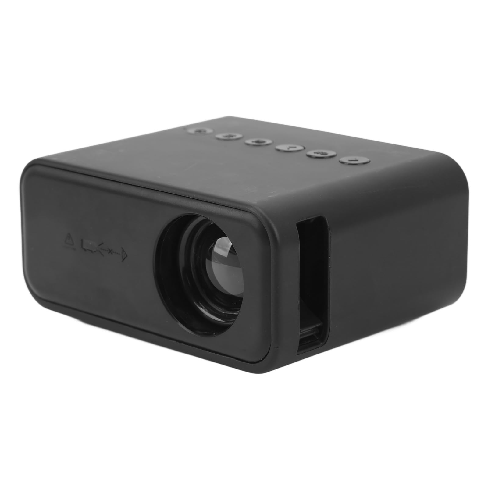 Mini Proiettore Videoproiettore LCD TFT con Telecomando da 15 a 100 Pollici 1920x1080 LED per la Casa (Spina europea)