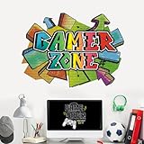 Photo Gallery hpniub adesivi da parete cyan gamer zone Photo Gallery hpniub adesivi da parete cyan gamer zone