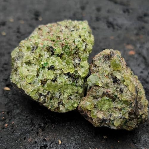 Péridot olivine de collection, gemme brute de qualité supérieure