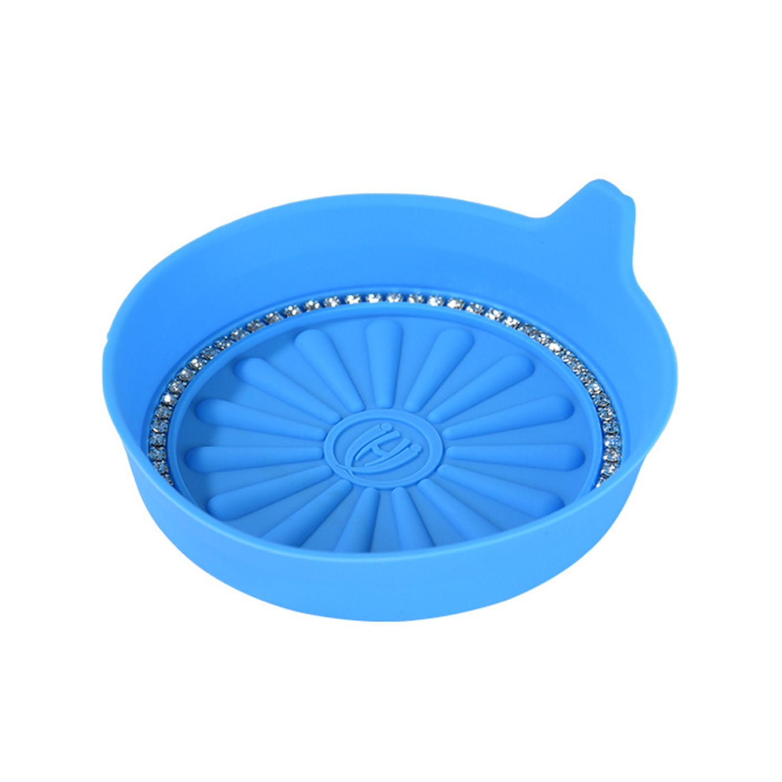 Car Coaster Cup Holder Silicone Vehicle 3.15" Diameter Non-Slip Holder Insert Black Car Holder