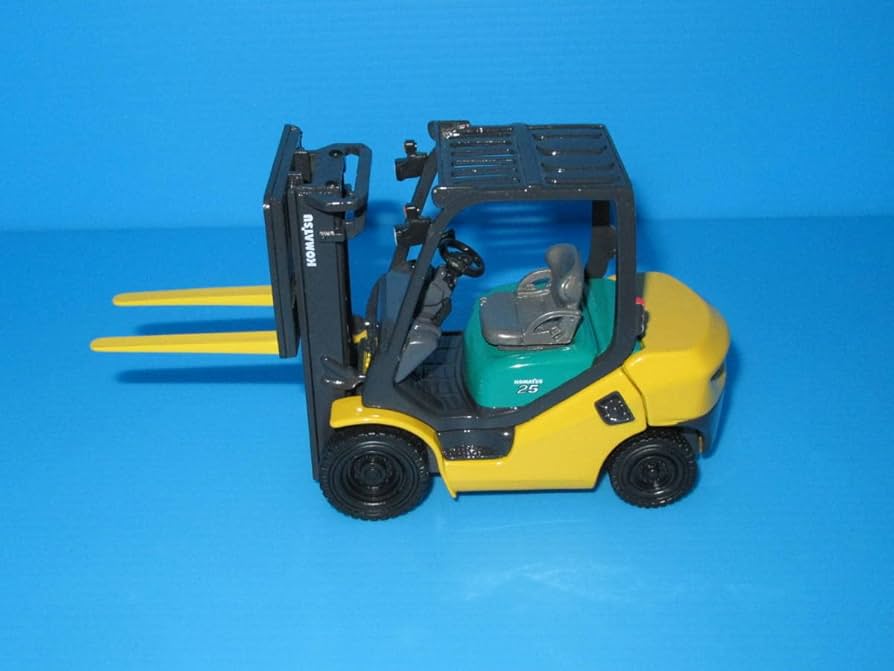 【非売品】稀少　コマツ　フォークリフト　ミニチュア☆フィギュア Amazon.co.jp: KOMATSU コマツ フォークリフト BX50 series