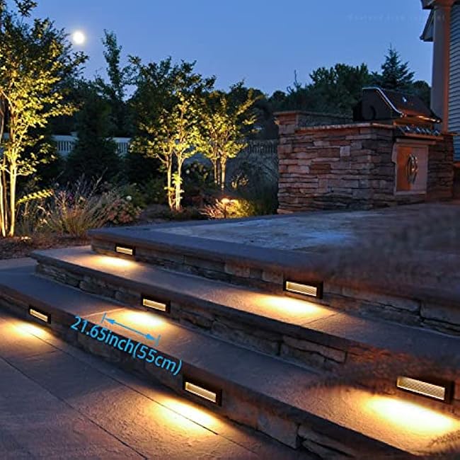 LEONLITE LED Step Lights, 3.5W, 9 Inch, Oil Rubbed Bronze, 3000K Warm White