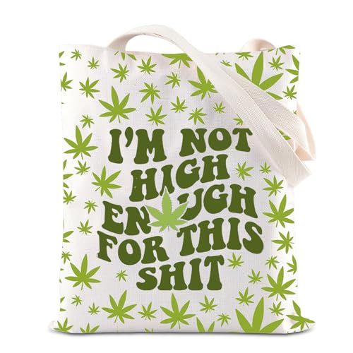 FOTAP Marijuana Gifts 420 Gift Cannabis Lover Handbag Cannabis Leaf Tote Bag Marijuana Enthusiast Gift Gift...
