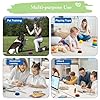 Gelabur Set of 4 Dog Buttons for Communication, Voice Recordable Buttons for Classroom, Dog Training Talking Buttons Starter Set, Pet Easy Speaking Buttons Tools #4