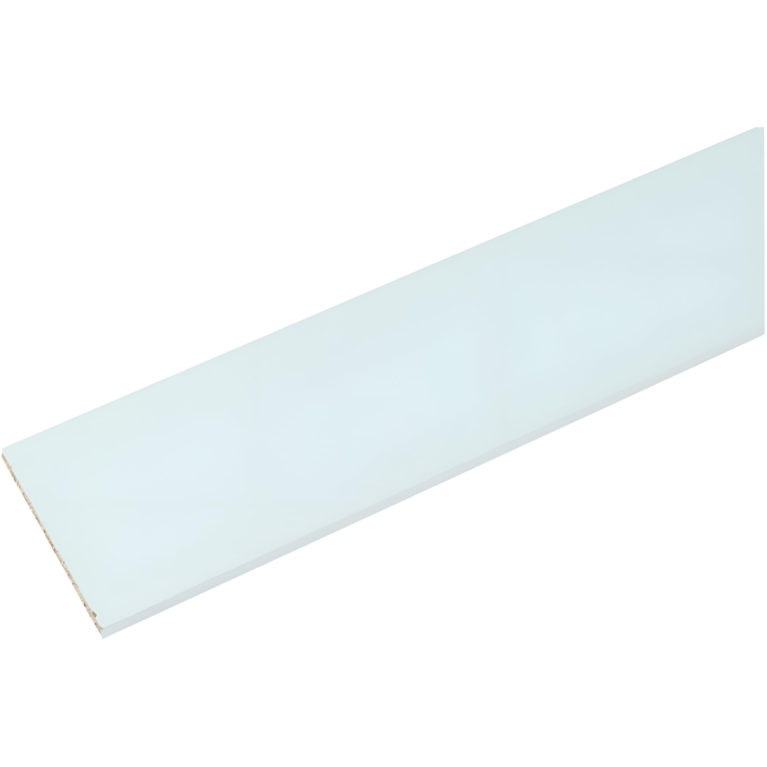 White MFC Furniture Panel – Melamine Faced Chipboard Board for Shelving, Cabinets & Wardrobe Frames (2400mm x 600mm x 15mm)