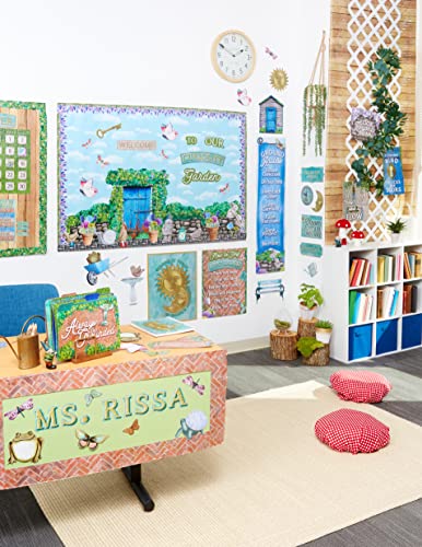 Eureka Curiosity Garden Letter, Number, Punctuation Mark, and Symbol Classroom Decorations for Teachers, 3.8" H, 178 Pieces - image 5