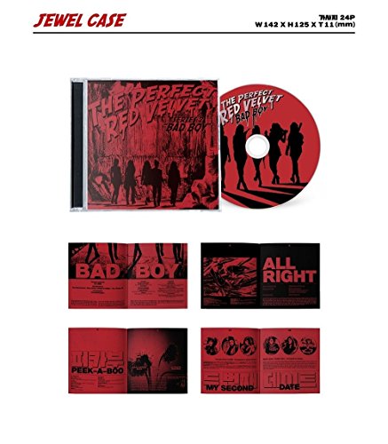 Álbum de fotos RED VELVET - The Perfect Red Velvet (Edición reempacada) CD + Fotolibro + Poster plegable + Tarjetas fotográficas adicionales miniatura 4