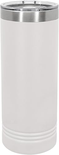 Miniatura 9 de Personalized Skinny Tumbler (22oz) with Silicone Straw, Custom Engraved with Name, Choice of Travel Mug Color