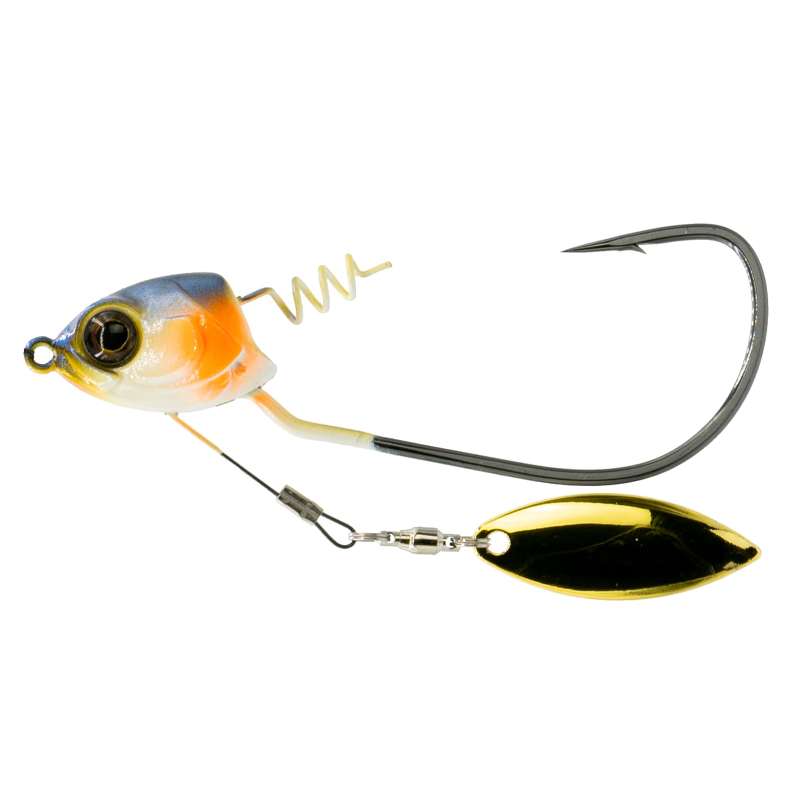 6th Sense – Axle Underspin – Weedless Underspin Jig Head – Bass Fishing – Screw-Lock Keeper – Willow Blade