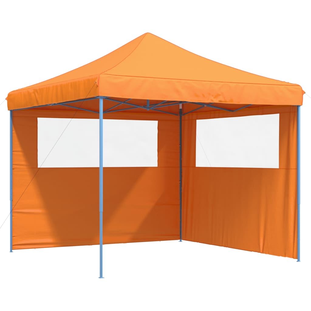 Carpa plegable para fiestas (3 x 3 m), color naranja