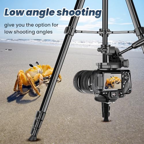 Image of Victiv 70'' Tripod Stand for Phone, Mobile Stand Video Shoot, Lightweight Aluminium Alloy Tripod Mobile Holder with Bag, Camera Stand Compatible with iPhone Samsung Galaxy Xiaomi Vivo Canon