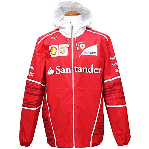 Puma SF Team Veste Rouge Course L | Blouson aux Finitions Premium