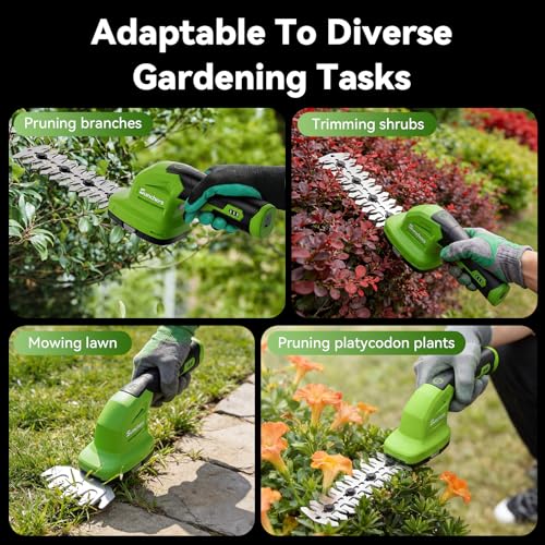 2 in 1 Hedge Trimmer Cordless 7.2V