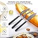 Kyraton Black Cheese Knife Set of 3, Ergonomic Design Titanium Black Plated Cheese Slicer, Butter Knife Spreader, Cheese Cutter, Cheese Knives for All Type of Cheese