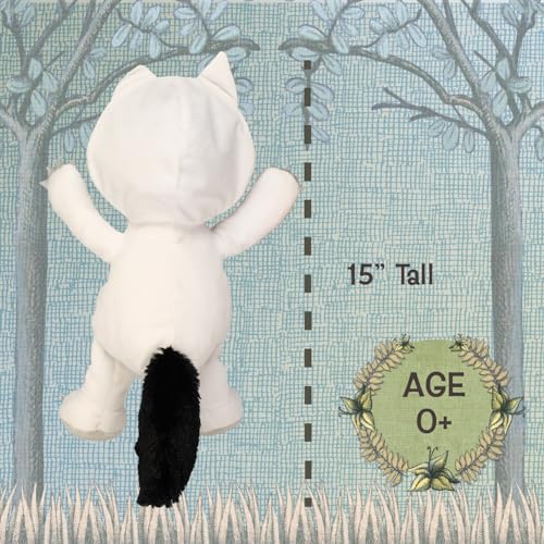 Image of Kids Preferred Where The Wild Things are Plush 14 Inch Max Stuffed Animal with Crinkle Feet, Bean Filled Bottom, and Removable Hood