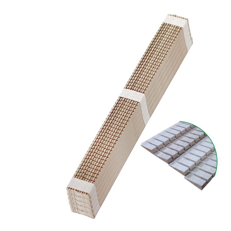 Acoustic Guitar Kerfing Lining Strips – Solid Wood Inner Body Support & Side Panel Reinforcement for Acoustic Classical Folk Guitar Building Repair & Luthier Restoration (8 Cypress Triangle)