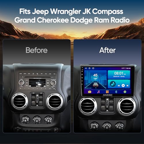 Image of Car Radio Stereo for Jeep Wrangler JK