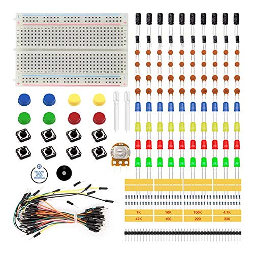 KS Starter Kit for Arduino Resistor/LED/Capacitor/Jumper Wires