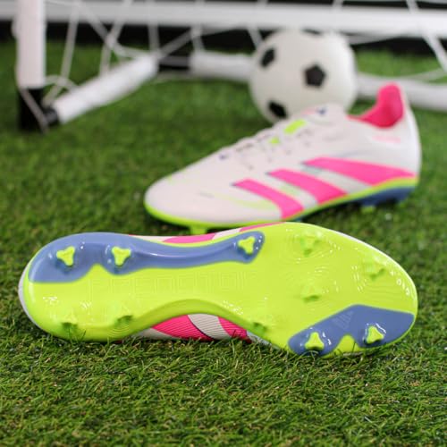 adidas Performance Predator League FG/MG Mystic Victory weissrosagelb, 46 Unisex – Ansicht 2