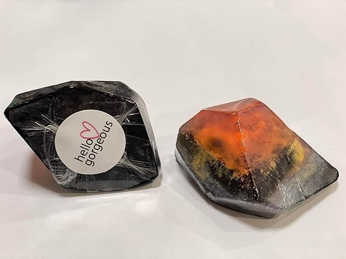 FRESH AMALFI LEMON - White Barn Bath/Body Work- 4 Pack Wallflowers Home Fragrance Refills 0.8 fl oz / 24 mL and Stone Soap Natural (Packaging May Vary)