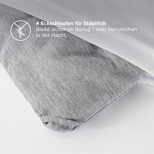 BEDSURE Bettdecken-Set ohne Bezug 240x220 - Bettdecke mit Kissenbezug 80x80 – Ansicht 4