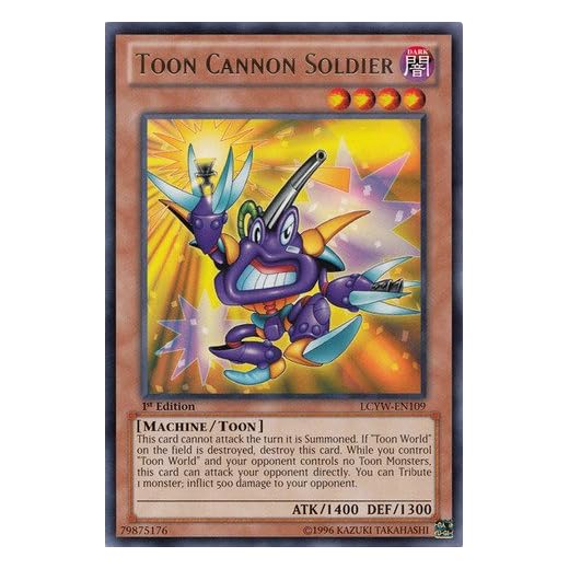 YU-GI-OH! - Toon Cannon Soldier (LCYW-EN109) - Legendary Collection 3: Yugi's World - Unlimited Edition - Rare