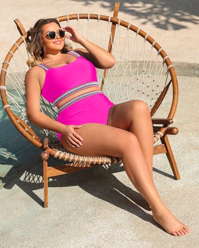 Image of Daci Women's Plus Size High Waisted Bikini Set