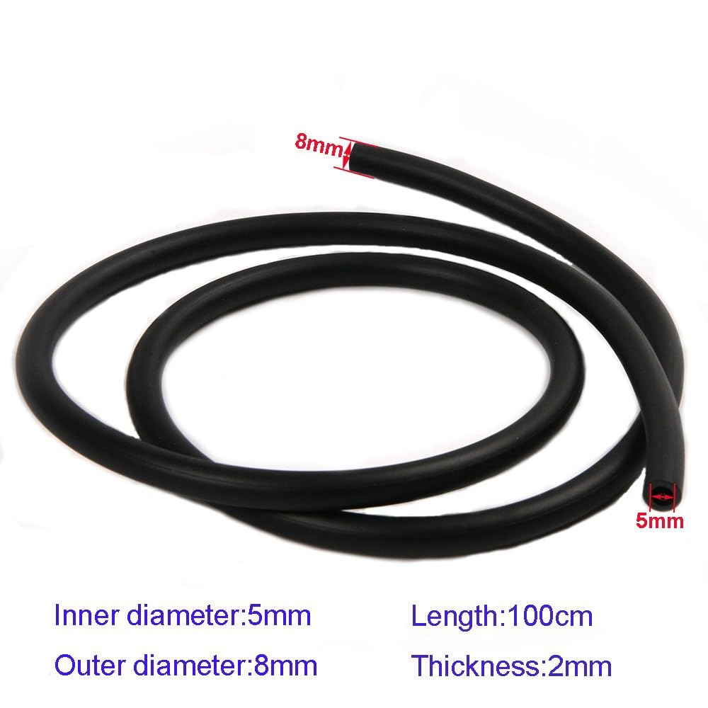 flexiable rubber Rubber Gasoline Hose Fuel gas Oil Delivery Tube Hose Petrol Pipe Fuel Pipe For Motorcycle Accessories Hose 1 meter drain elastic