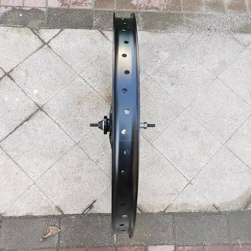 Image of 20 inch /26 inch x 1.85 inch Heavy Duty Bike Rim Wheel Set, 12 Gauge 48 Spokes Wheelset, Double Wall Aluminum Alloy Bicycle Wheels Rims (Front & Rear) Disc Brake